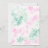 セントパトリックのベビーシャワー 招待状 (裏面)