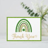 セントパトリックのレインボーベビーシャワー サンキューカード (スタンド正面)
