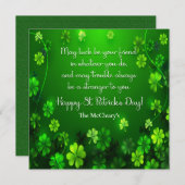 セントパトリックの名言 ラック ホリデー カード (正面/裏面)