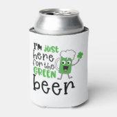セントパトリックの日おもしろい文字グリーンビール 缶クーラー (缶正面)