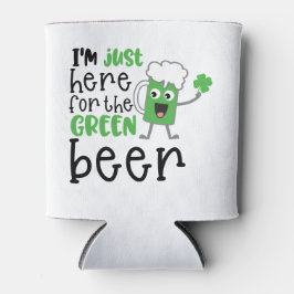セントパトリックの日おもしろい文字グリーンビール 缶クーラー