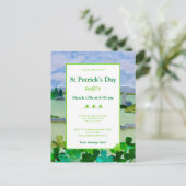 セントパトリックの日お祝い インビテーションポストカード (スタンド正面)