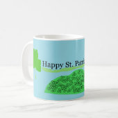 セントパトリックの日お祝い コーヒーマグカップ (正面左)