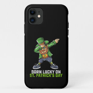 セントパトリックの日に生まれた幸運なダビングの誕生日 iPhone 11 ケース