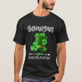 セントパトリックの日のいたずらコーディネーター先生 Tシャツ (正面)