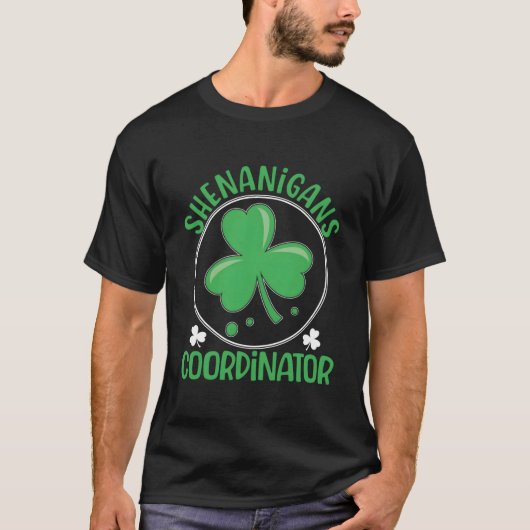 セントパトリックの日のいたずらコーディネーター先生 Tシャツ (正面)