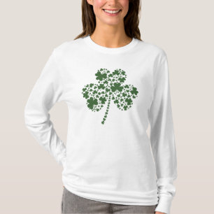 セントパトリックの日のアイルランドのシャムロックのクローバー Tシャツ