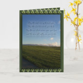 セントパトリックの日のアイルランドの天恵 カード (黄色い花)