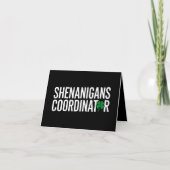 セントパトリックの日のイタズラ担当者 カード (正面)