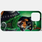 セントパトリックの日のオーストラリアン・ケルピー自転車 Case-Mate iPhoneケース (裏面 (横))