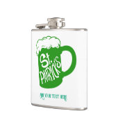 セントパトリックの日のカスタムフラスクグリーンビールマグ フラスク (左)
