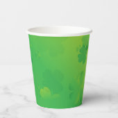 セントパトリックの日のグラウンドホッグパーティー動物 紙コップ (裏面)