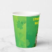 セントパトリックの日のグラウンドホッグパーティー動物 紙コップ (右)