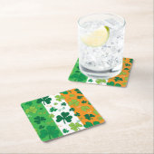 セントパトリックの日のコースター スクエアペーパーコースター (インサイチュ)
