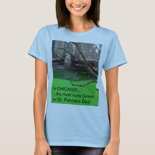 セントパトリックの日のシカゴのTシャツ Tシャツ (正面)