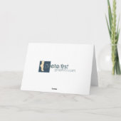 セントパトリックの日のシャムロックの渦巻の挨拶状 カード (裏面)