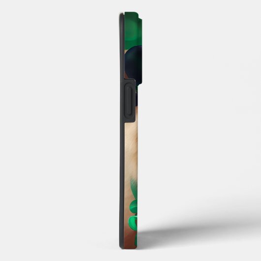 セントパトリックの日のドレスのチュウ犬 Case-Mate iPhoneケース (裏面 / 右)