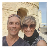 セントパトリックの日のハートフレーム4枚の写真 フォトキューブ (正面)