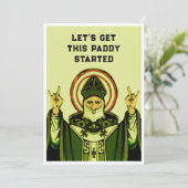 セントパトリックの日のパーティの招待状 招待状 (スタンド正面)