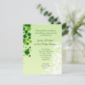 セントパトリックの日のパーティの招待状 招待状 (スタンド正面)