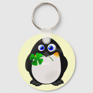セントパトリックの日のペンギン キーホルダー