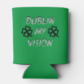 セントパトリックの日のユーモアおもしろいグリーン 缶クーラー (裏面)