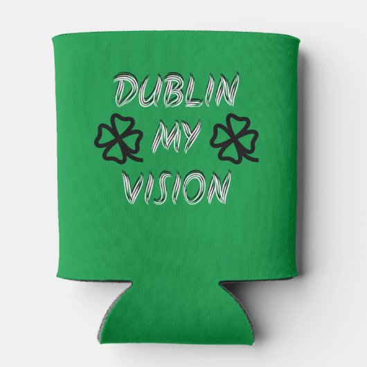 セントパトリックの日のユーモアおもしろいグリーン 缶クーラー (裏面)