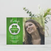 セントパトリックの日のリボンの写真の招待状 招待状 (スタンド正面)