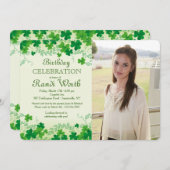 セントパトリックの日の写真招待状 招待状 (正面/裏面)