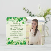 セントパトリックの日の写真招待状 招待状 (スタンド正面)