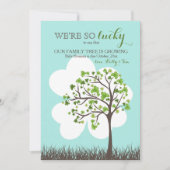 セントパトリックの日の妊娠の発表 案内状 (正面)