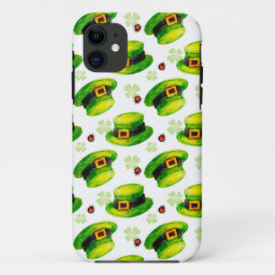 セントパトリックの日の小妖精の帽子 iPhone 11 ケース