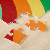 セントパトリックの日の帽子が付いている虹 ジグソーパズル (側面)