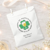 セントパトリックの日の文字のカスタムバッグ フェイバーバッグ (クリップ留めされた状態)