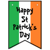 セントパトリックの日の旗(dalDesignNZ) バンティングフラッグ (第1の旗)