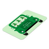 セントパトリックの日の格言トラック マグネット (左側)