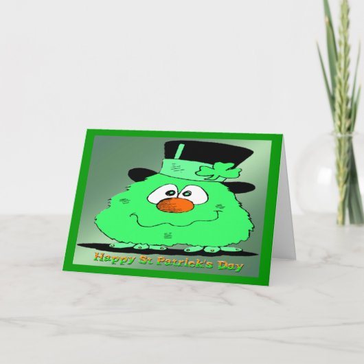 セントパトリックの日の格言 カード (正面)