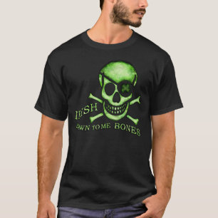 セントパトリックの日の海賊スカルのTシャツ Tシャツ