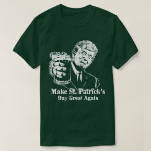セントパトリックの日の素晴らしいアイルランドのTシャツを再度作って下 Tシャツ