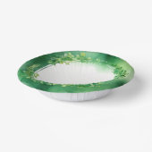 セントパトリックの日の緑の水色リース ペーパーボウル (傾斜あり)