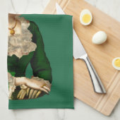 セントパトリックの日の緑を身に着けていること キッチンタオル (四つ折り)