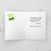 セントパトリックの日の義母、詩、アイルランドの城 カード (内部)