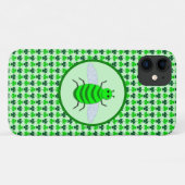セントパトリックの日の蜂とシャムロック Case-Mate iPhoneケース (裏面(横))