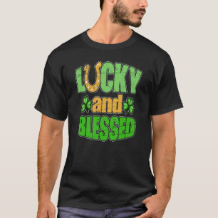 セントパトリックの日の衣装アダルトラッキーと賛美B Tシャツ