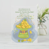 セントパトリックの日の金ゴールド 招待状 (スタンド正面)