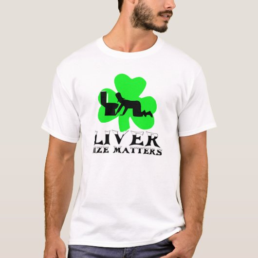 セントパトリックの日の飲むこと Tシャツ (正面)