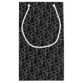 セントパトリックの日の黒板シャムロック スモールペーパーバッグ (裏面)