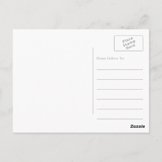 セントパトリックの日の黒板シャムロック ポストカード (裏面)