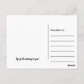 セントパトリックの日の黒板レプレシャン ポストカード (裏面)