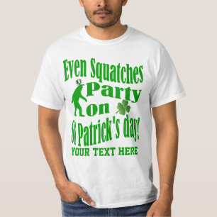 セントパトリックの日のSquatchesのパーティー Tシャツ